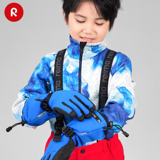芬兰reima2024冬季新款男女儿童大童保暖拒水儿童户外棉手套 商品图2