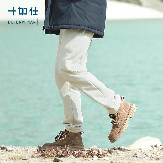 十如仕针织远红外摇粒绒保暖休闲长裤-LB09 商品图1