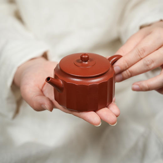 龙德堂陶艺 汤亚姣制《金柱》原矿大红袍 140cc 库存请咨询客服 商品图0