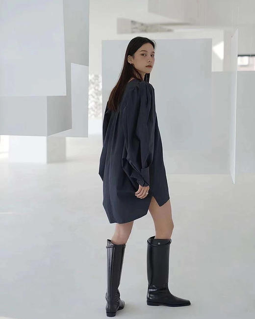 现货 THS-限时  TOT家 暗黑大女主方头长筒骑士靴 2色 BZ1213 商品图5