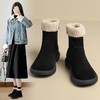 ZHR则则时尚简约加绒保暖雪地靴短靴2024新款冬百搭靴子棉靴女鞋 商品缩略图2