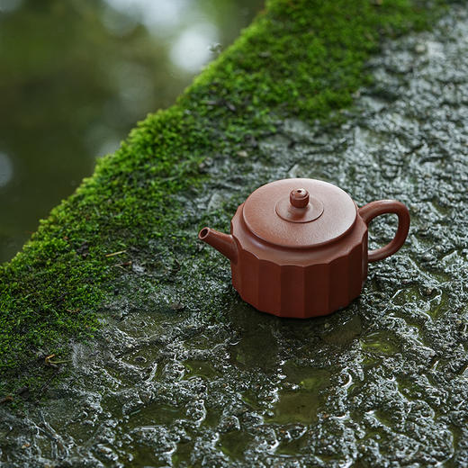 龙德堂陶艺 汤亚姣制《金柱》原矿大红袍 140cc 库存请咨询客服 商品图4