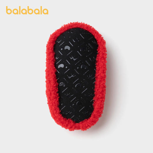 巴拉巴拉宝宝地板袜舒适保暖加绒防滑蛇年新款男女童学步袜子步前 商品图2