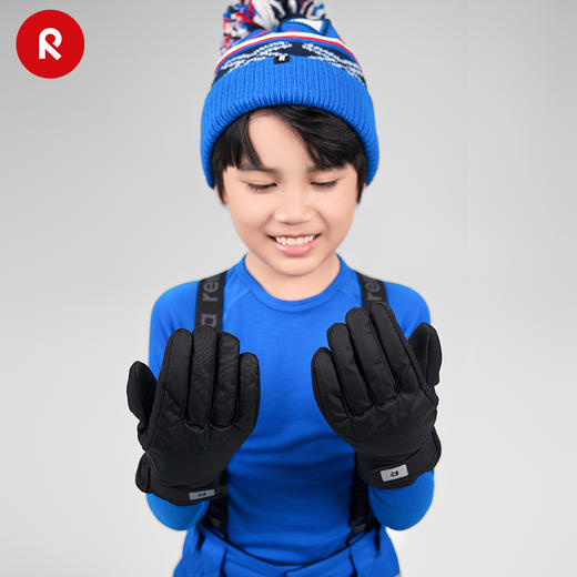 芬兰reima2024冬季新款男女儿童大童拒水防风保暖分指棉手套 商品图1