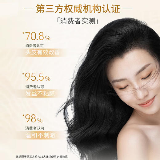 舒蕾（SLEK） 莹亮修护烁金洗发露10279×400g 商品图3