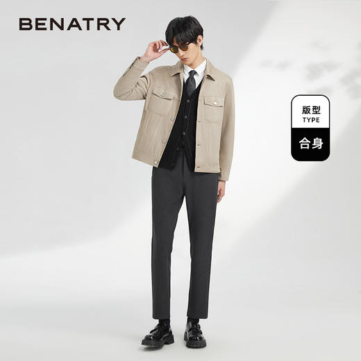 贝纳川时尚休闲翻领夹克外套ECK300008 商品图2