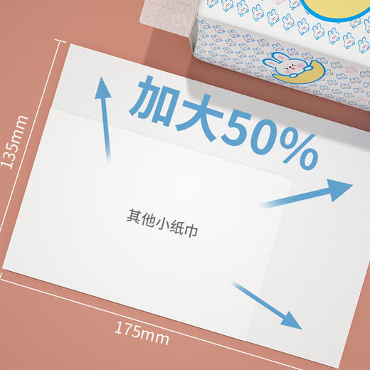 1100张悬挂式抽纸家用原生木浆餐巾纸亲肤柔韧面巾纸加大尺寸纸巾 商品图2