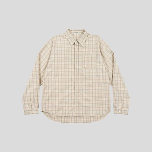 GOODBAI Good Luck Everyday印花oversize偏厚衬衫 商品图1