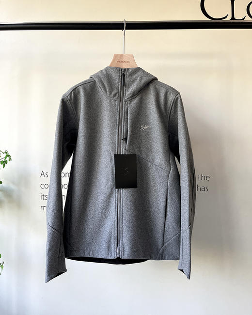 THS 10.28-限时 鸟家GAMASL男士软壳风帽拉链羊毛混纺外套 2色 AF1006 商品图6