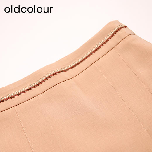 oldcolour春秋款气质百搭小清新高腰百褶短裙女DN13061011 商品图2