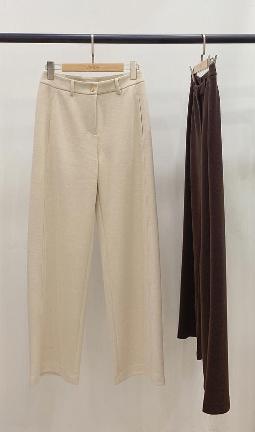 高腰羊毛直筒裤 商品图4