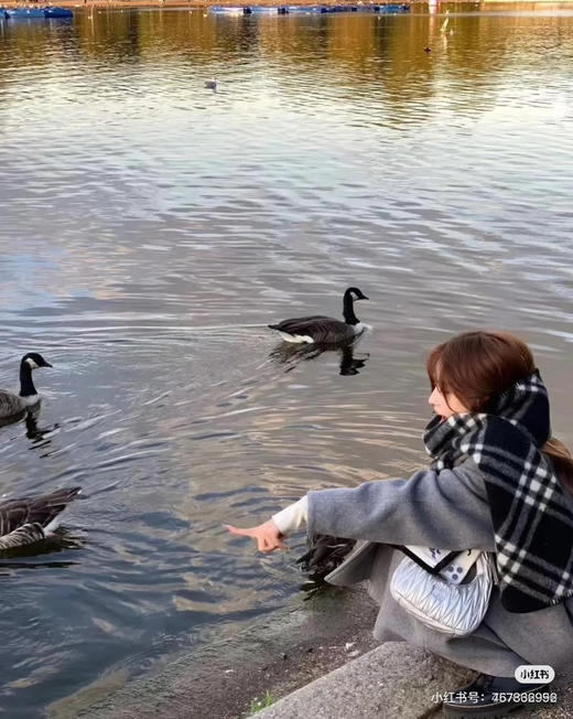 2410413   羊毛围巾 大格纹 商品图3