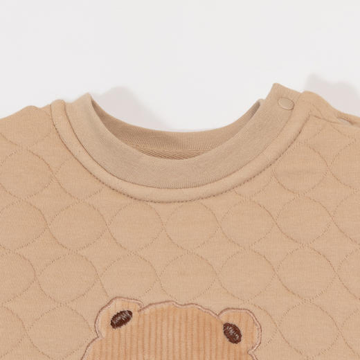 贝贝怡童装儿童家居服保暖加厚2024新款秋冬季男童套装睡衣打底衫ZB4DT002 商品图6