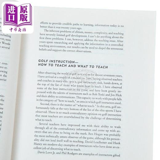 【中商原版】像职业选手一样挥杆 完美高尔夫挥杆的突破性科学方法 英文原版 Swing Like a Pro Method Ralph Mann 商品图2