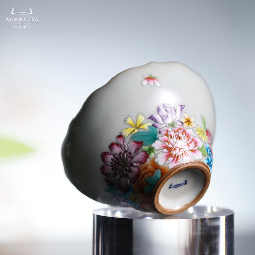 问鼎汝瓷鼎峰系列月白花口杯（万花） 商品图4