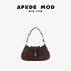 【秋冬新款】品牌直发 APEDE MOD 时尚新中式麂皮鳄鱼纹牛皮方锁马鞍包单肩腋下包 商品缩略图7