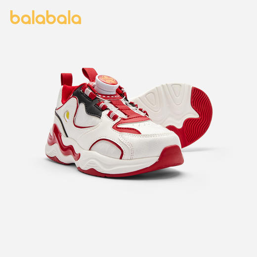 巴拉巴拉童鞋儿童运动鞋女童老爹鞋2025春季新红色新年鞋子拜年鞋 商品图1
