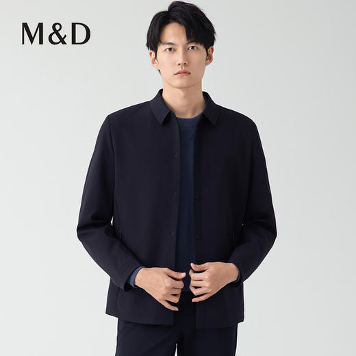 【名盾】秋冬新款翻领夹克，高弹耐磨，抗皱耐穿M0CL91X80B 商品图1