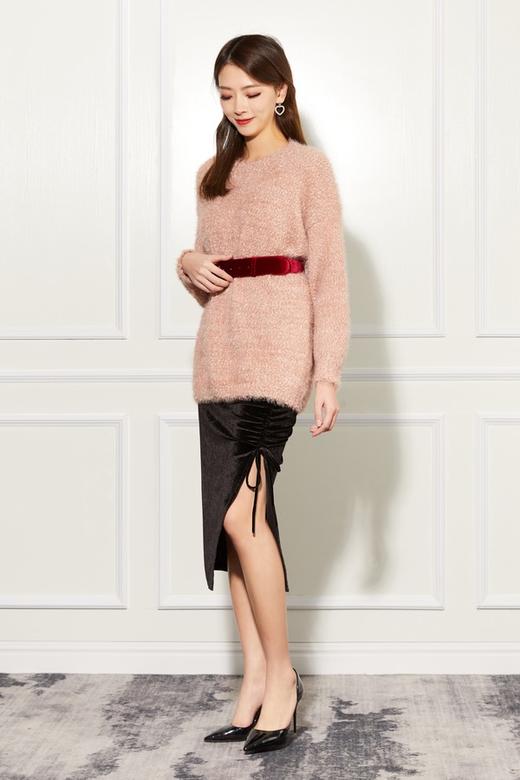 amadella 时尚减龄粉色毛绒上衣 10915 商品图1