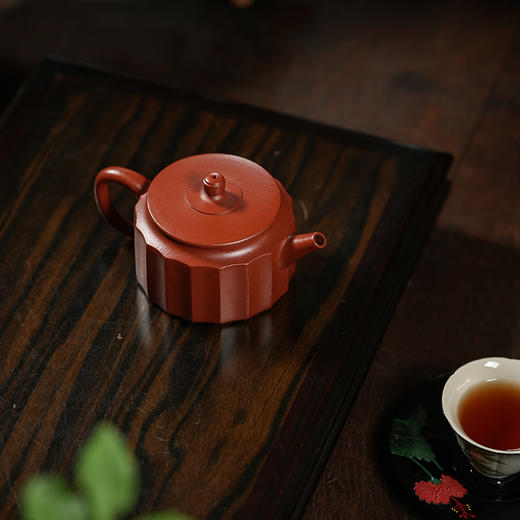 龙德堂陶艺 汤亚姣制《金柱》原矿大红袍 140cc 库存请咨询客服 商品图3