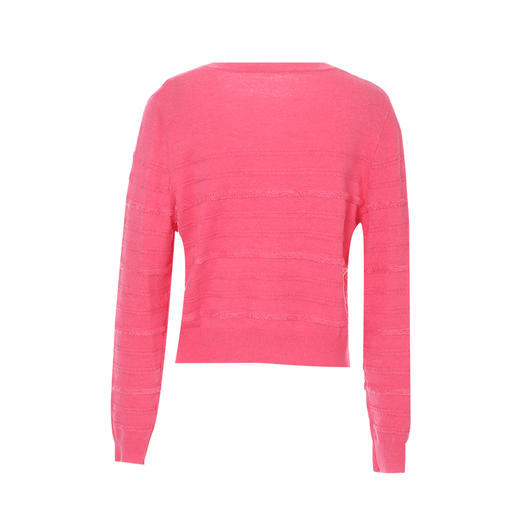 EITIE爱特爱气质圆领舒适透气百搭针织开衫秋季新款7901606 商品图6