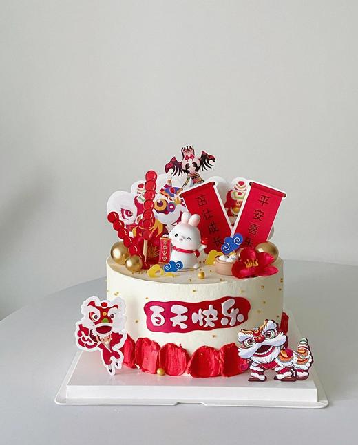 百天生日蛋糕翻糖款 商品图5
