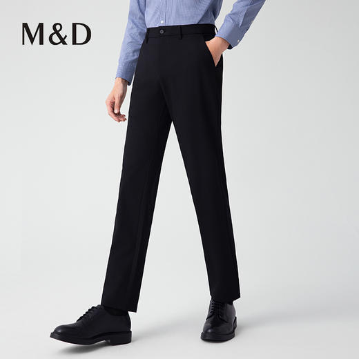 【名盾】【偏大一码】秋冬新款保暖休闲裤，微弹柔软面料，舒适易打理，轻奢抗起球M0CB12X81 商品图2