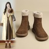 ZHR则则时尚简约加绒保暖雪地靴短靴2024新款冬百搭靴子棉靴女鞋 商品缩略图1