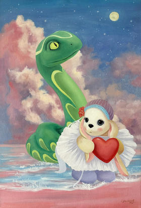 李玉忠《失忆海洋-小青》原作