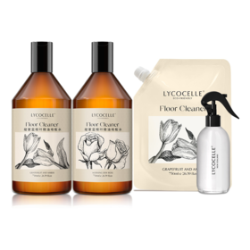 LYCOCELLE 绽家 蓝桉叶地板清洁剂 750mLx2瓶