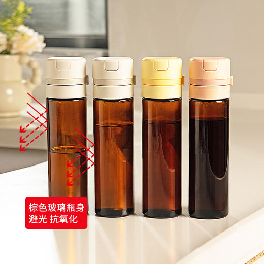 摩登主妇密封防漏玻璃油壶厨房家用不挂油防漏油罐酱油醋调料油瓶 商品图4