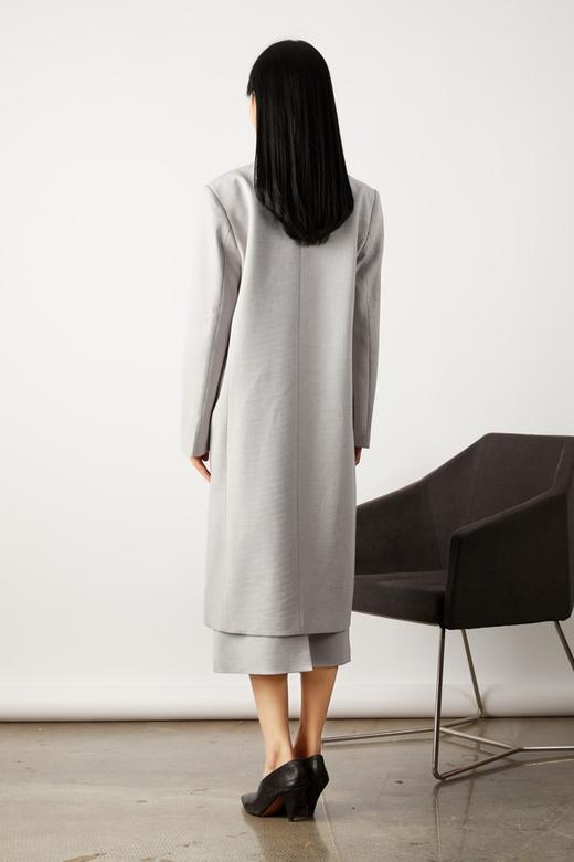 ESTELLICA 灰色简约长款西装外套 10929 商品图2