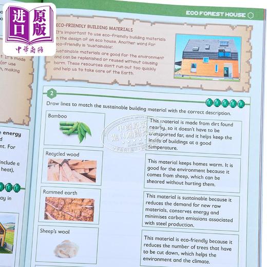 【中商原版】我的世界 STEM工程与机械 官方练习册 Minecraft STEM Engineering and Mechanics 英文原版 Collins KS2 商品图2