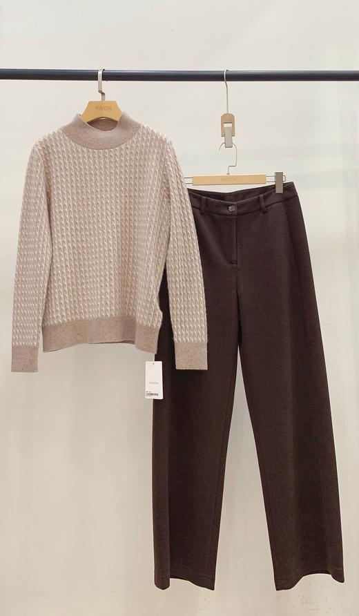 高腰羊毛直筒裤 商品图7