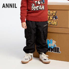 男童潮酷工装棉裤冬季新款安奈儿童装实体店同款XB446840