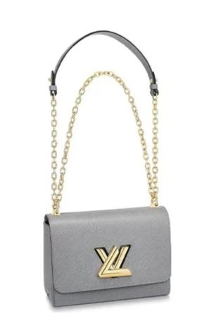 LOUIS VUITTON twist 可拆卸可调节肩带链条Epi皮 扭扭包单肩包斜挎包 中号 女款