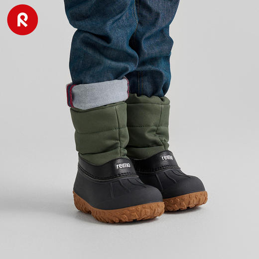 reima男女儿童雪地靴中冬季新款加绒保暖运动拒水高帮靴鞋 商品图2