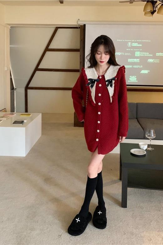 Stay2Weeks 红白拼接氛围感连衣裙 17742 商品图3