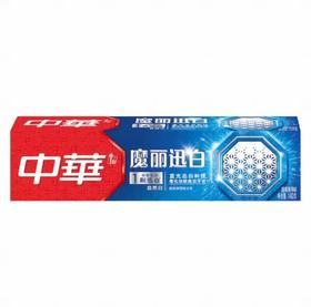中华魔丽迅白酷爽薄荷味牙膏140g
