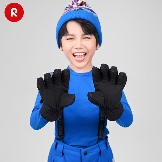 芬兰reima2024冬季新款男女儿童大童拒水防风保暖分指棉手套 商品图4