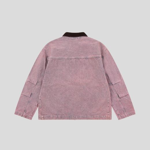 GOODBAI 916 套色牛仔翻领拉链重工外套 商品图2