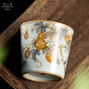 问鼎汝瓷鼎峰系列天青直口杯（描金墨彩葫芦）（缺货） 商品缩略图3