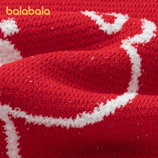 巴拉巴拉童装儿童圆领毛衣秋冬2025新款小大童时尚男童女童针织衫 商品图4