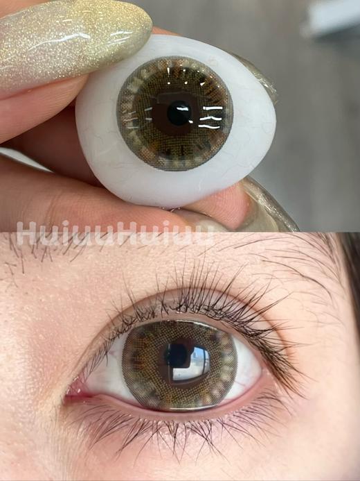 【实拍系列】偏大着色棕色系列--14.5mm/14.4mm 【年抛 度数0-1000度 无525/575 】 商品图3