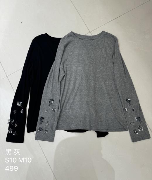 【门店同款】ENJOY冬季手工珠片空气感上衣 159552456 商品图0