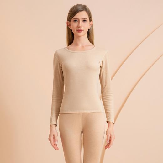 【保暖不臃肿】羊绒蚕丝保暖套装 山羊绒+桑蚕丝 轻软保暖 上身轻盈 舒适透气 蓄热保暖 商品图8