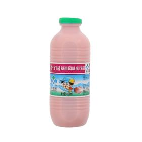 李子园 草莓风味乳饮料 450ml/瓶