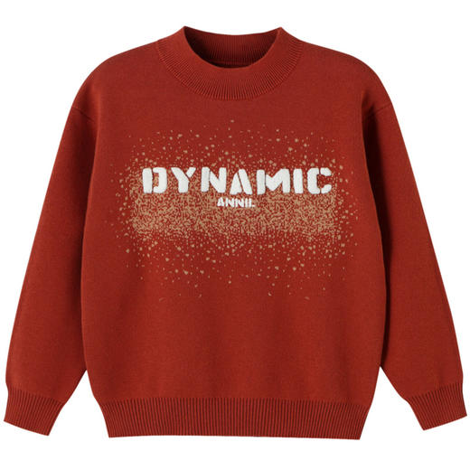 男童绣花全棉毛衣冬季新款安奈儿童装实体店同款AB444609 商品图7