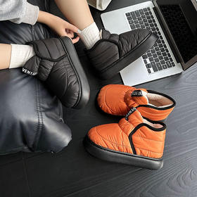 【特价69元】冬季清新简约女款高帮保暖棉鞋外穿舒适棉靴毛绒女棉鞋【WG24132】