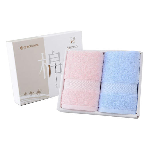 洁丽雅（Grace）抗菌毛巾2条礼盒装6732 商品图0